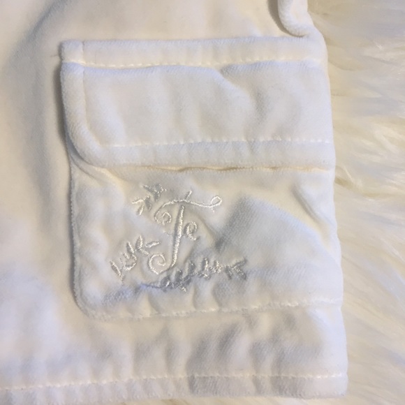 Les Bébés Soft White Velour Button Peacoat 6M - Picture 4 of 5